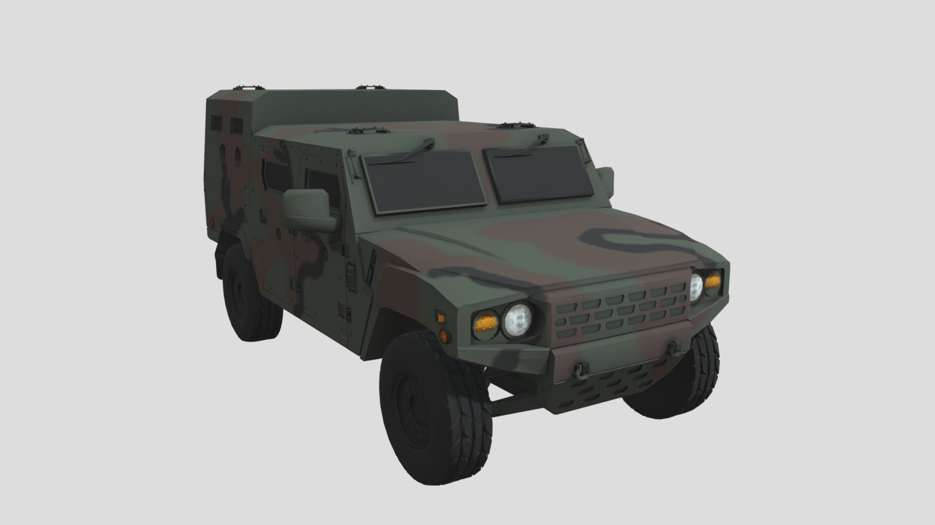 K-152 ROKA Armored Personnel Carrier - K-152 - 3D model by Uniform008 3d model