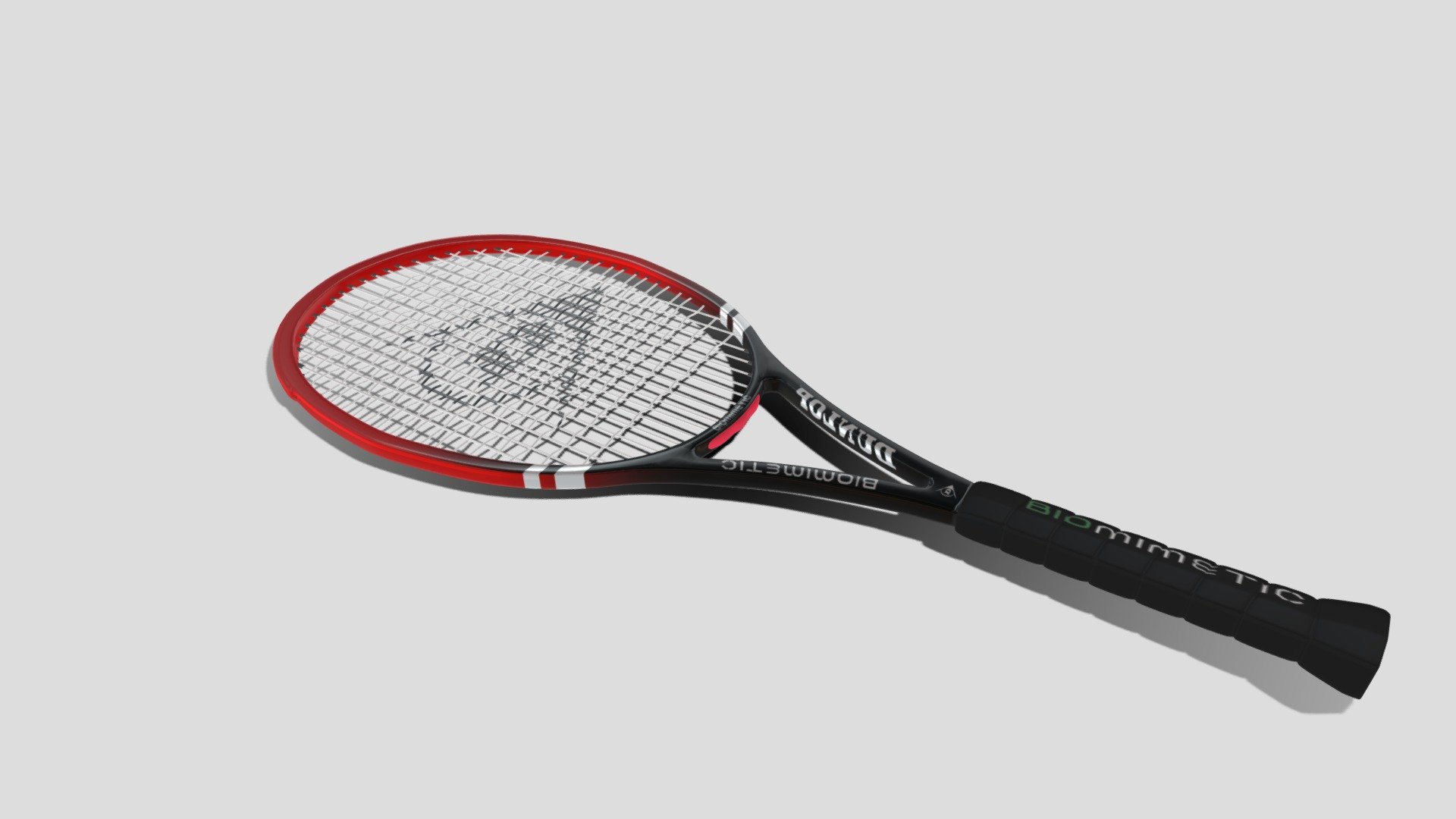 Tennis Racket Black - Tennis Racket Black - Buy Royalty Free 3D model by Emilio.Gallo 3d model