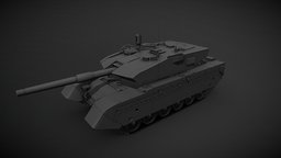 Olifant Mk1 Optimum tank 3dprinting, tank, printable, olifant, military, highpoly