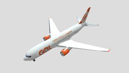 Large aerospace passenger aircraft 3D model d, drone, aerospace, aircraft, a, large, passenger, 3d, model