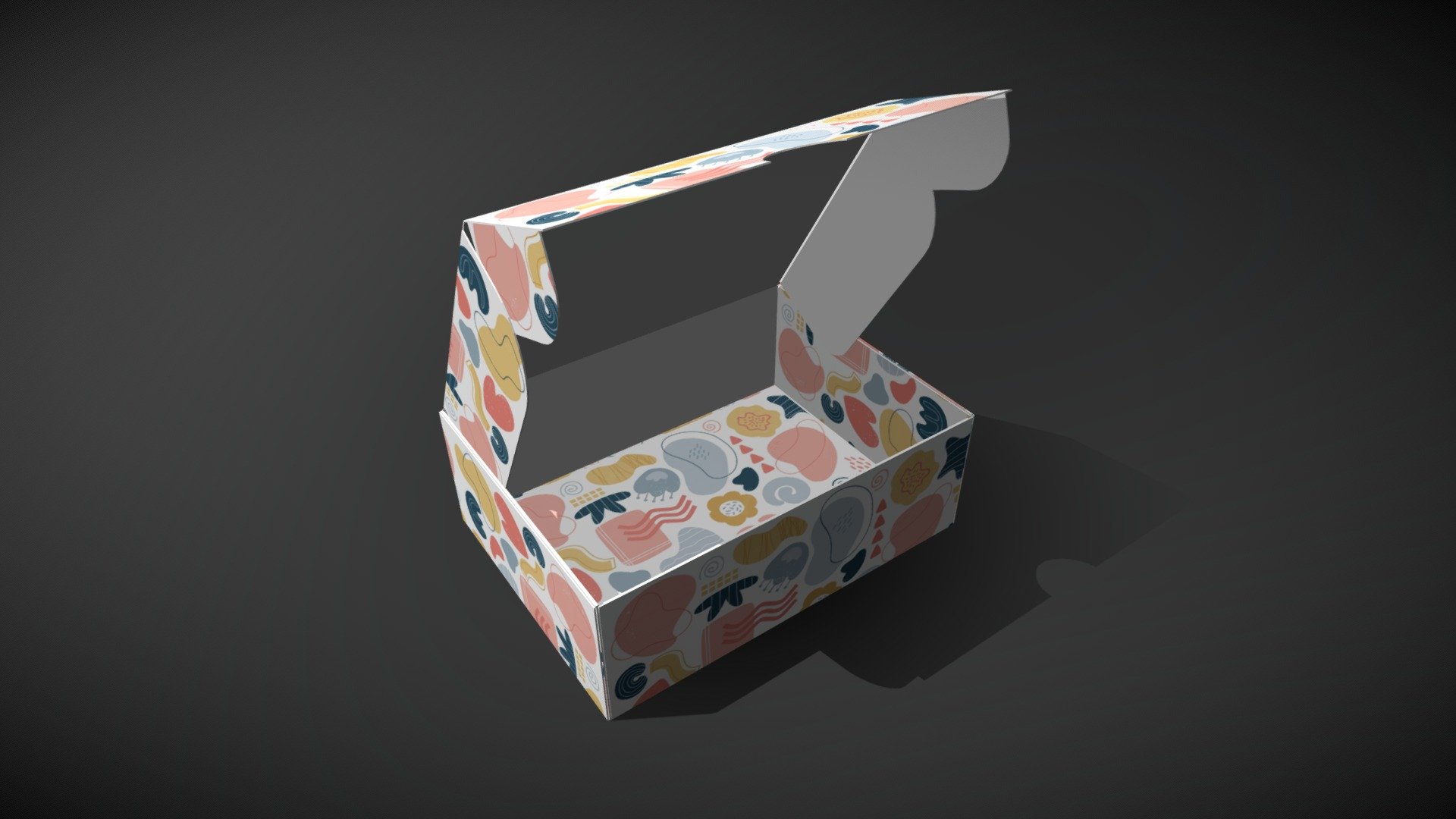 https://www.ludocards.com/quote/boxes - Casket cardboard box - 3D model by ludocards.com (@ludocards) 3d model