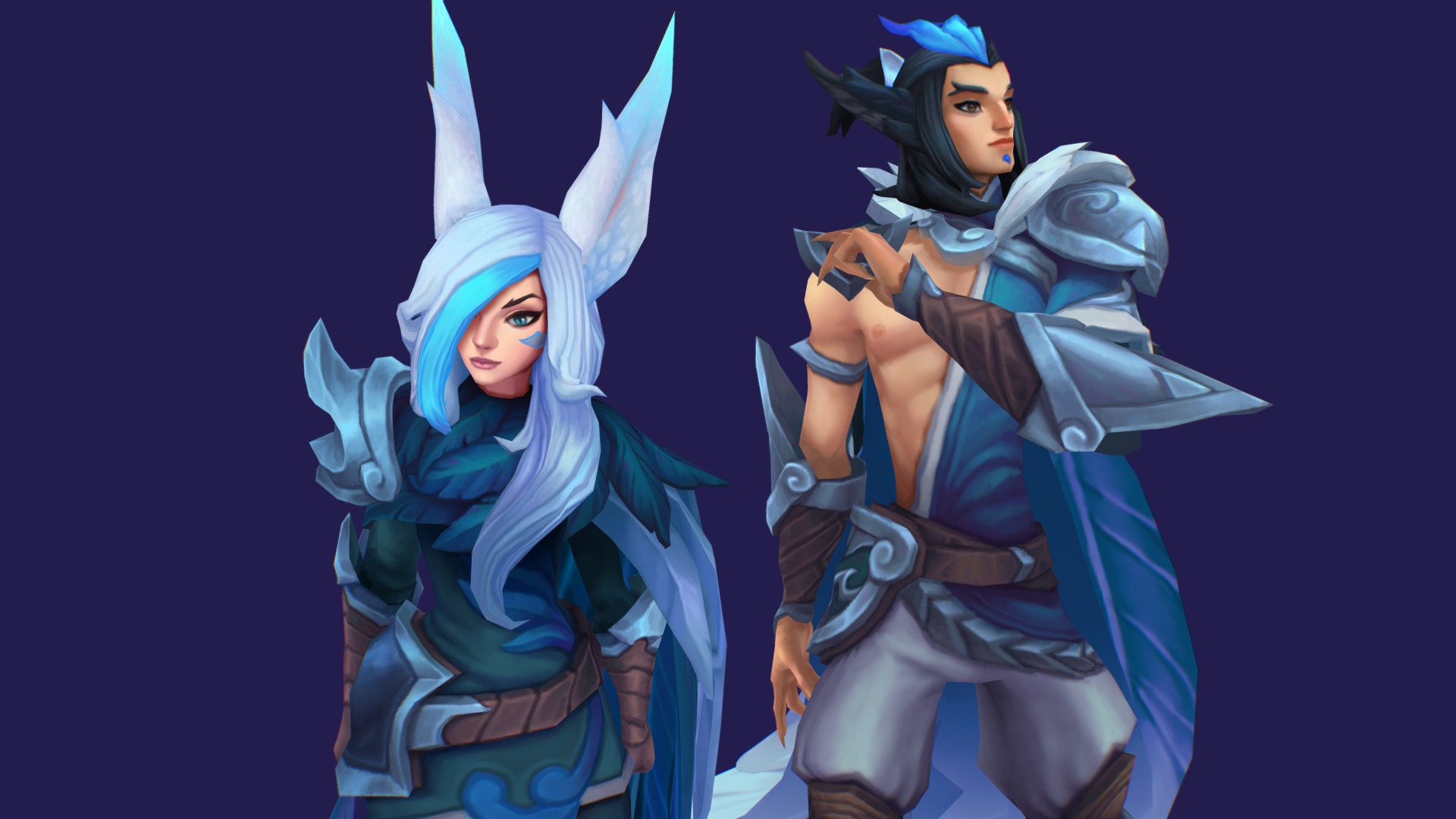 for high res shots and process gigs, check out my ArtStation: https://www.artstation.com/artwork/qaQJe

i was very fortunate to be on the squad that got to work on the Worlds 2017 winner skins for Samsung Galaxy! they wanted a Korean fantasy theme so we did our best to deliver, this is Xayah and Rakan for Ruler and CoreJJ :3  

Models and Textures by me 

Rakan flower and recall hat textures by Katey Anothony &lt;3 

Concepts: Aleksandr Nikonovv

Tech Art: Omar Garcia

Animation: Joe Han 

FX: Oli McDonald 

Sound: Alison Ho 

Splash: Rudy Siswanto + internal artists

QA: Katey Anothony 

Art Lead: Seth Haak 

DM: Corey V. and Harald Koebler

PO: Janelle Wavell-Jimenez  

Thanks for all the feedback from the character team! - Samsung Galaxy Xayah and Rakan - 3D model by ybourykina 3d model
