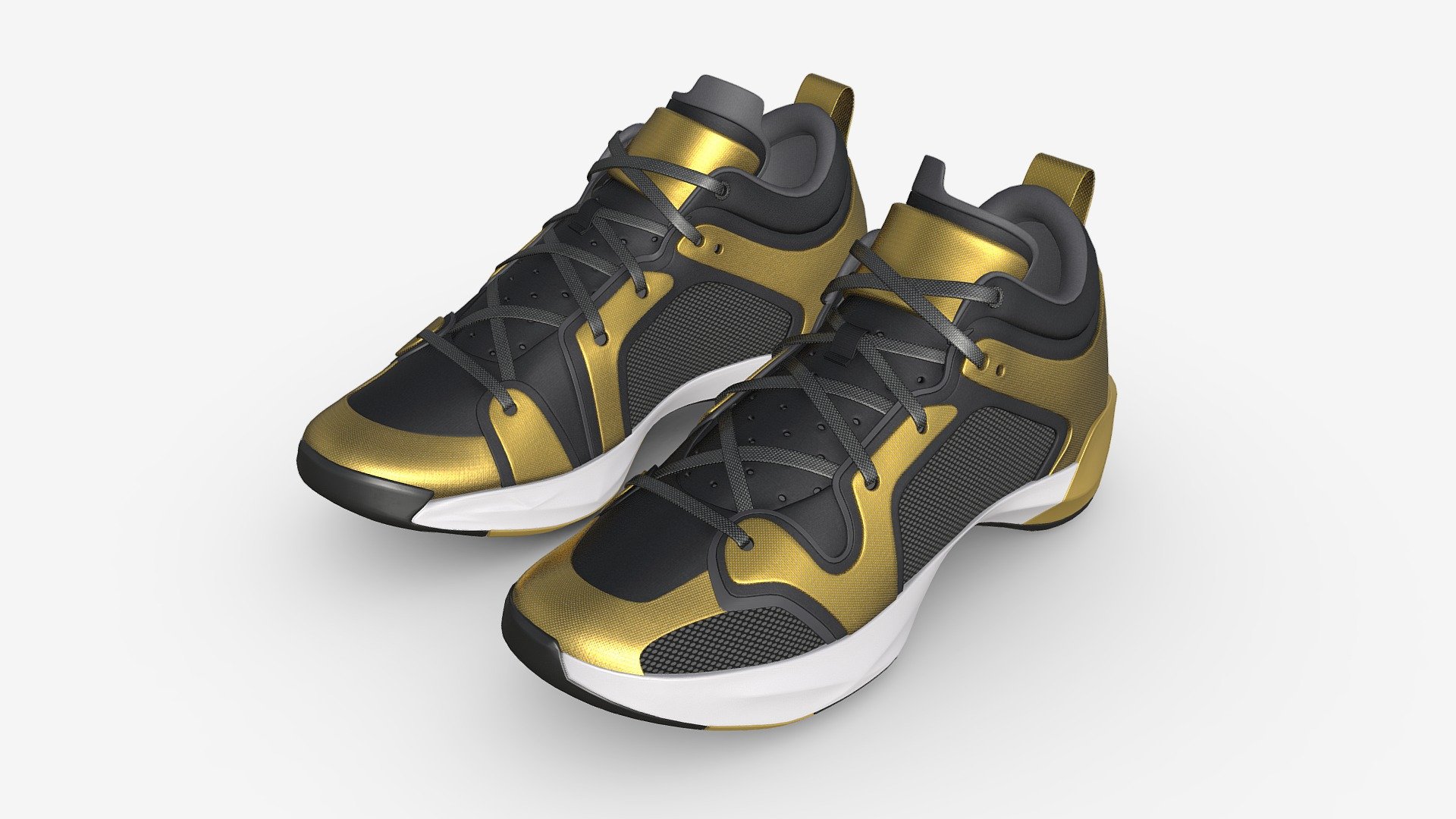 Low Basketball Shoes - Buy Royalty Free 3D model by HQ3DMOD (@AivisAstics) 3d model