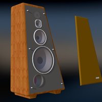 Loudspeaker speaker, audio, loudspeaker, sketchup
