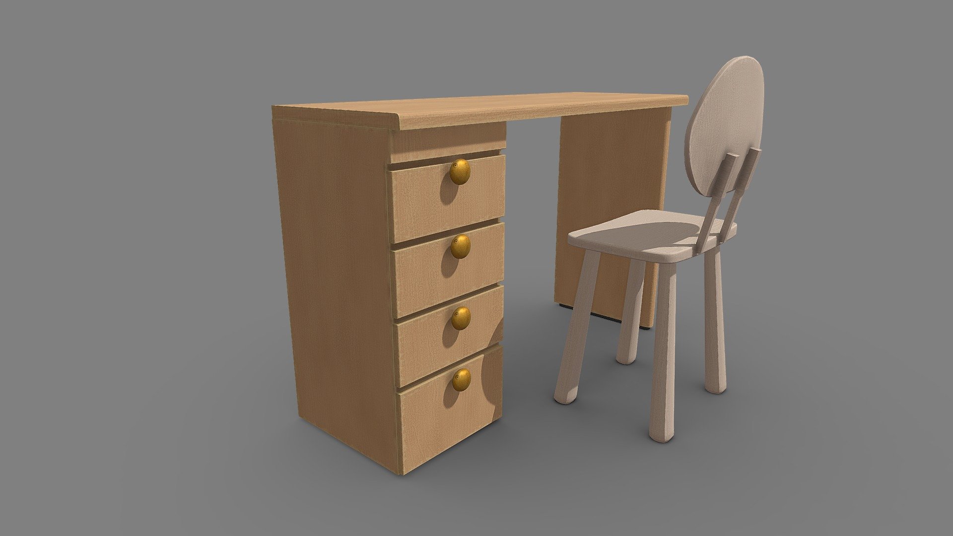 Cartoon wooden desk

Files :




3DS Max 2018 Vray 3.6

Blender 3.3 (Render with volumetrics)

Fbx

Obj

Gltf

Usdz

1 PRB_Materials

5Textures _ 4k .png (Color, Specular, Roughness, Normals,)

Unit system is set to metric(m). The dimensions are real

Any questions or comments about the model, you can write to me. I will be happy to assist you :)

Poly : 3,703
Verts : 3,920

VIdeo : https://youtu.be/1jWnWXcikvM - Cartoon wooden desk - Buy Royalty Free 3D model by 3D Figures (@3DFigures) 3d model