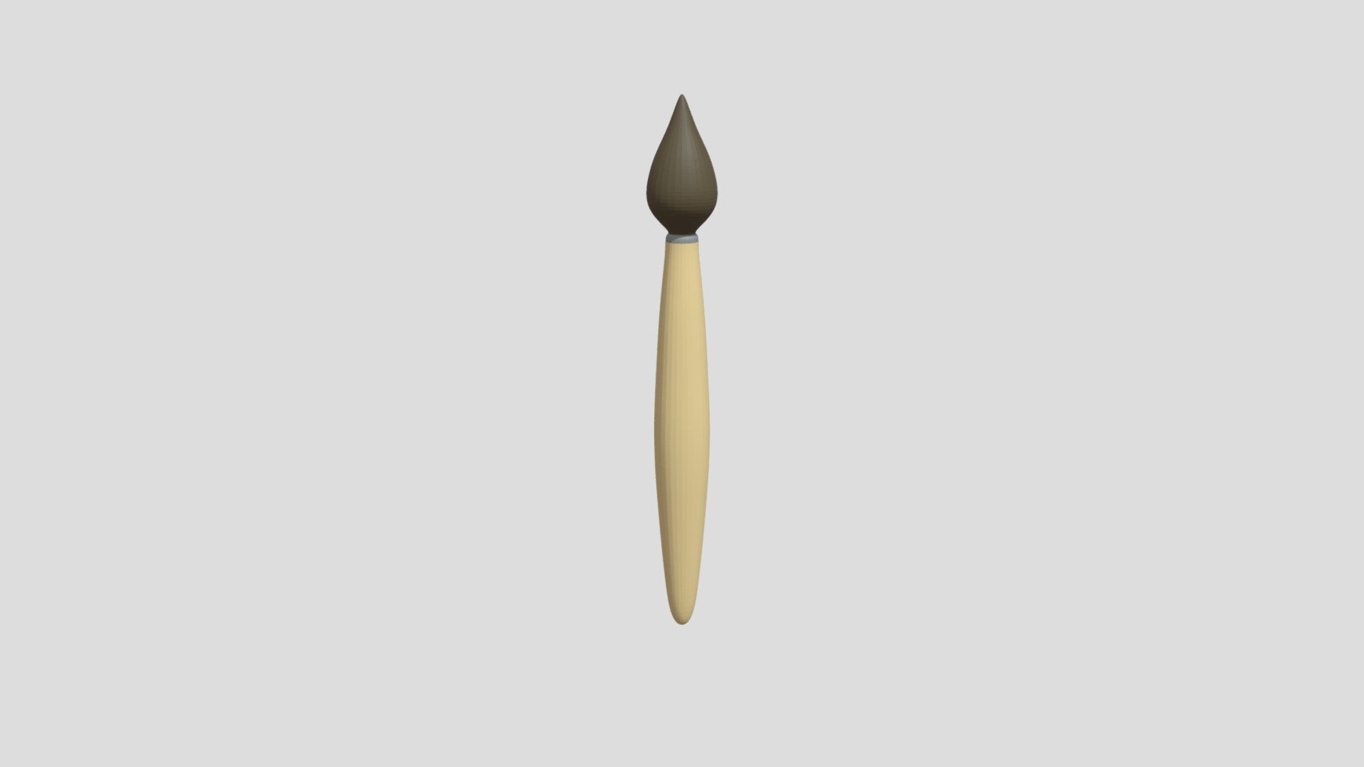 Subdivision: 2

Textures: 1024 x 1024, 4 colors on texture - Brown, Grey, White, Yellow.

Two textures: With white tip and without.

Materials: 1

Rigged 

Formats: STL, OBJ, FBX, DAE, 3DS, X3D.

Origin located on middle-center 

Polygons: 8390

Vertices: 4197

I hope you enjoy the model 3d model