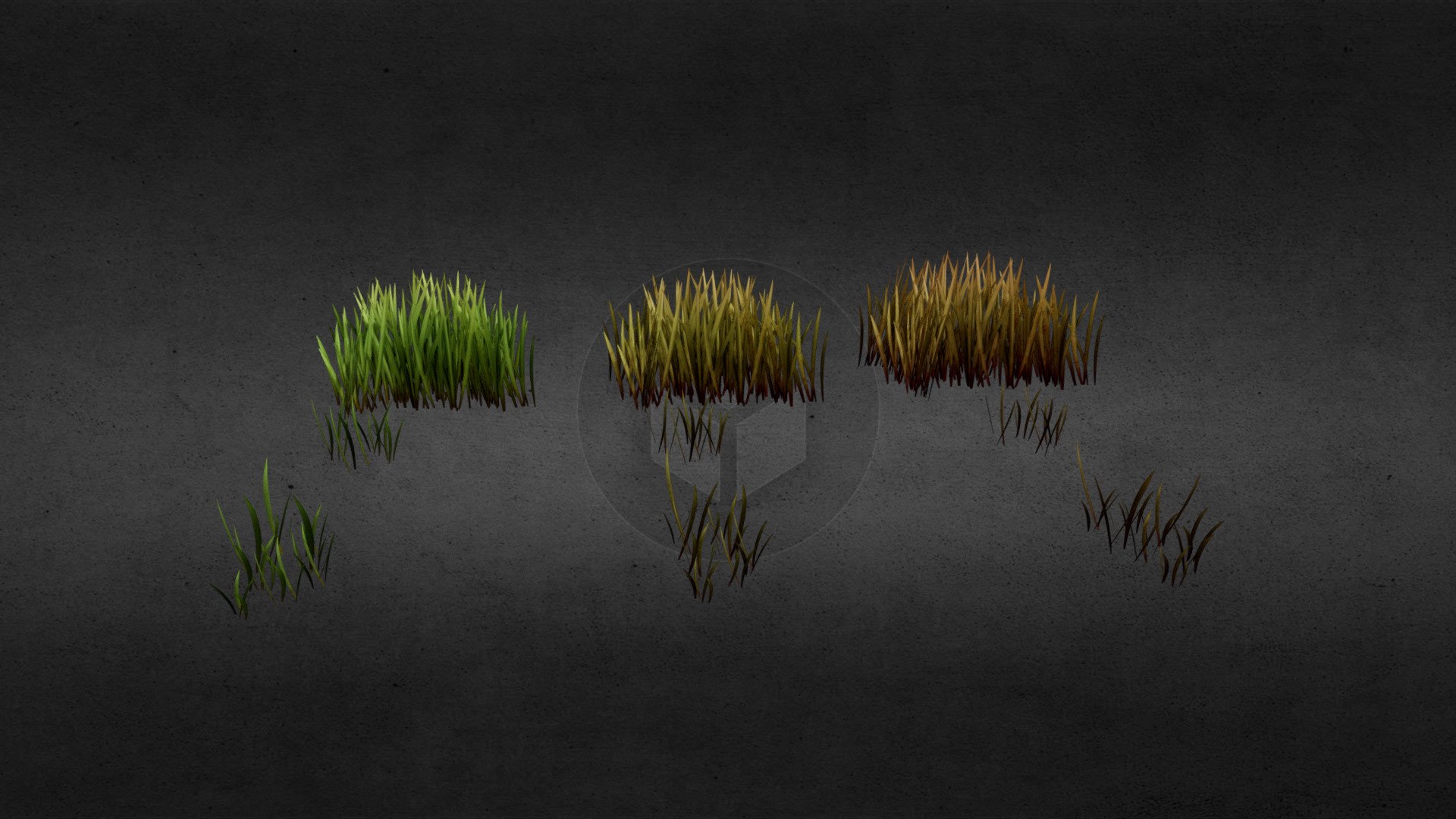 Free tall grass pack. Made while learning Blender - Grass Pack LP - Download Free 3D model by Nicothin (@juhyt80) 3d model