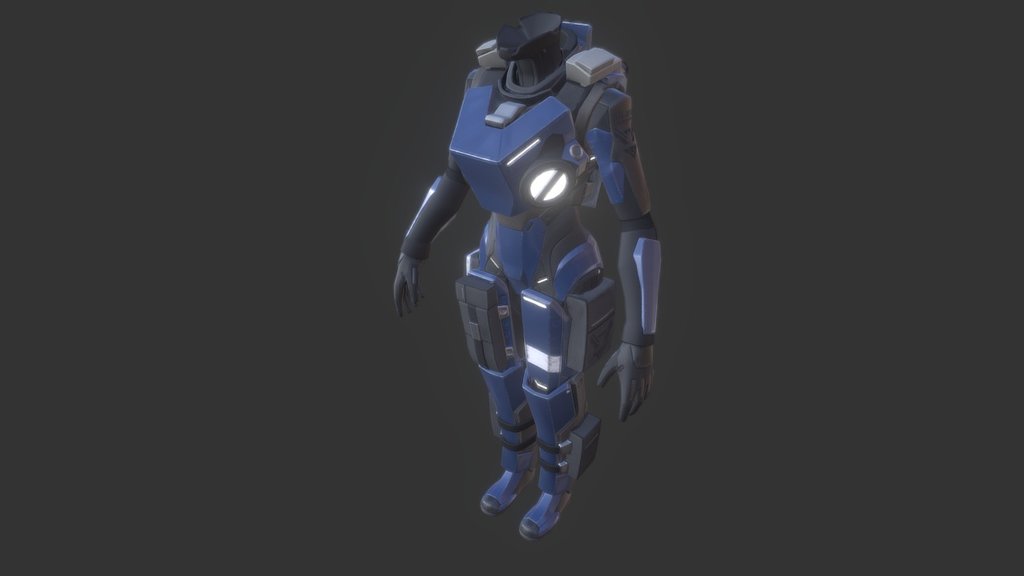 Finally got back to working on this model! Needs the arms, helmet and a few extra pieces and the model will be done!

Uses a 4K Texture atlas for the armor and a 4K (or maybe it was 2K, i cant remember atm) for the undersuit. Made in Blender, textured with Substance Painter and touched up in Photoshop 3d model