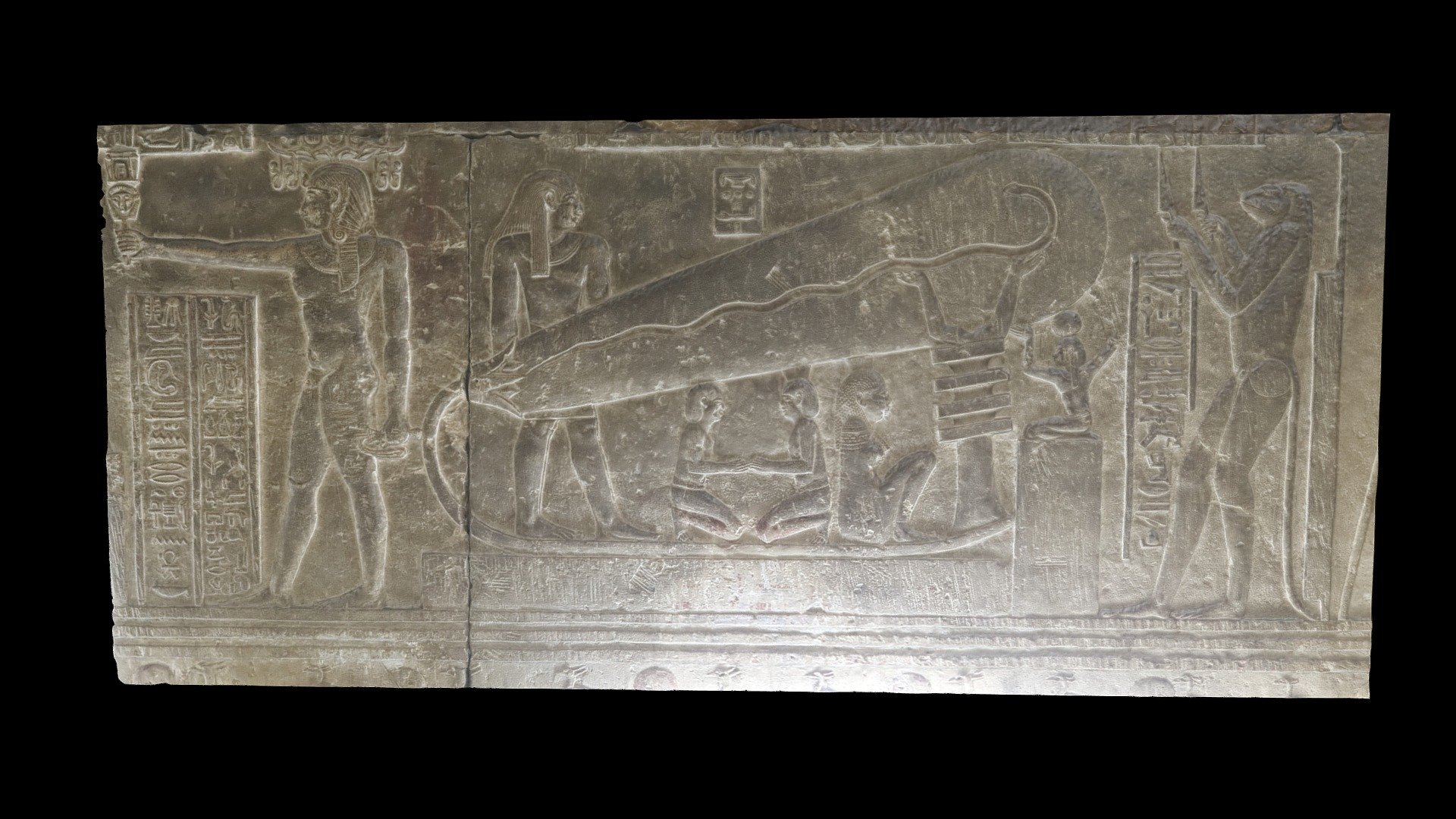 This relief carving is in one of the crypts at Dendera Temple, Egypt and has been interpreted by various fringe or conspiracy theorists and &ldquo;alternate