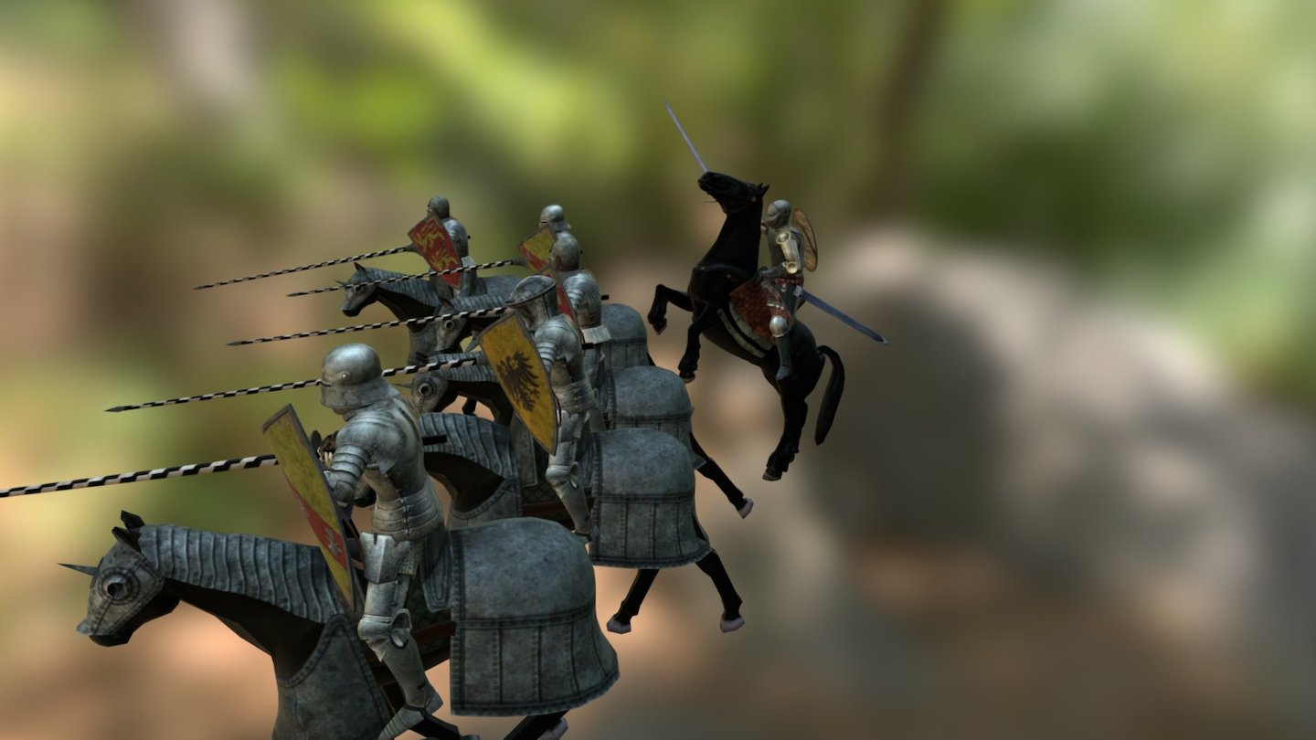 Charging Cavalry - 3D model by Wave 53 Studios (@wave53) 3d model