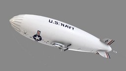 Low Poly Airship Blimp sky, ww2, airplane, realtime, aviation, 01, worldwar, airship, blimp, zeppelin, 1942, goodyear, worldwar2, livery, sp12, ww2game, ww2planes, airships, ultralowpoly, usnavy, ww2-lowpoly, us-navy, airship-aviation, lowpoly, gameasset, gameready, blimps, noai, us-navy-ship, goodyear-blimp, sp-12