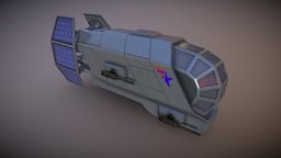 Spaceship Patriot Type 1 fighter, spacecraft, starfighter, craft, rocket, spacefighter, free3dmodel, sciencefiction, science-fiction, patriot, freemodel, blender, lowpoly, scifi, sci-fi, futuristic, ship, free, space, spaceship