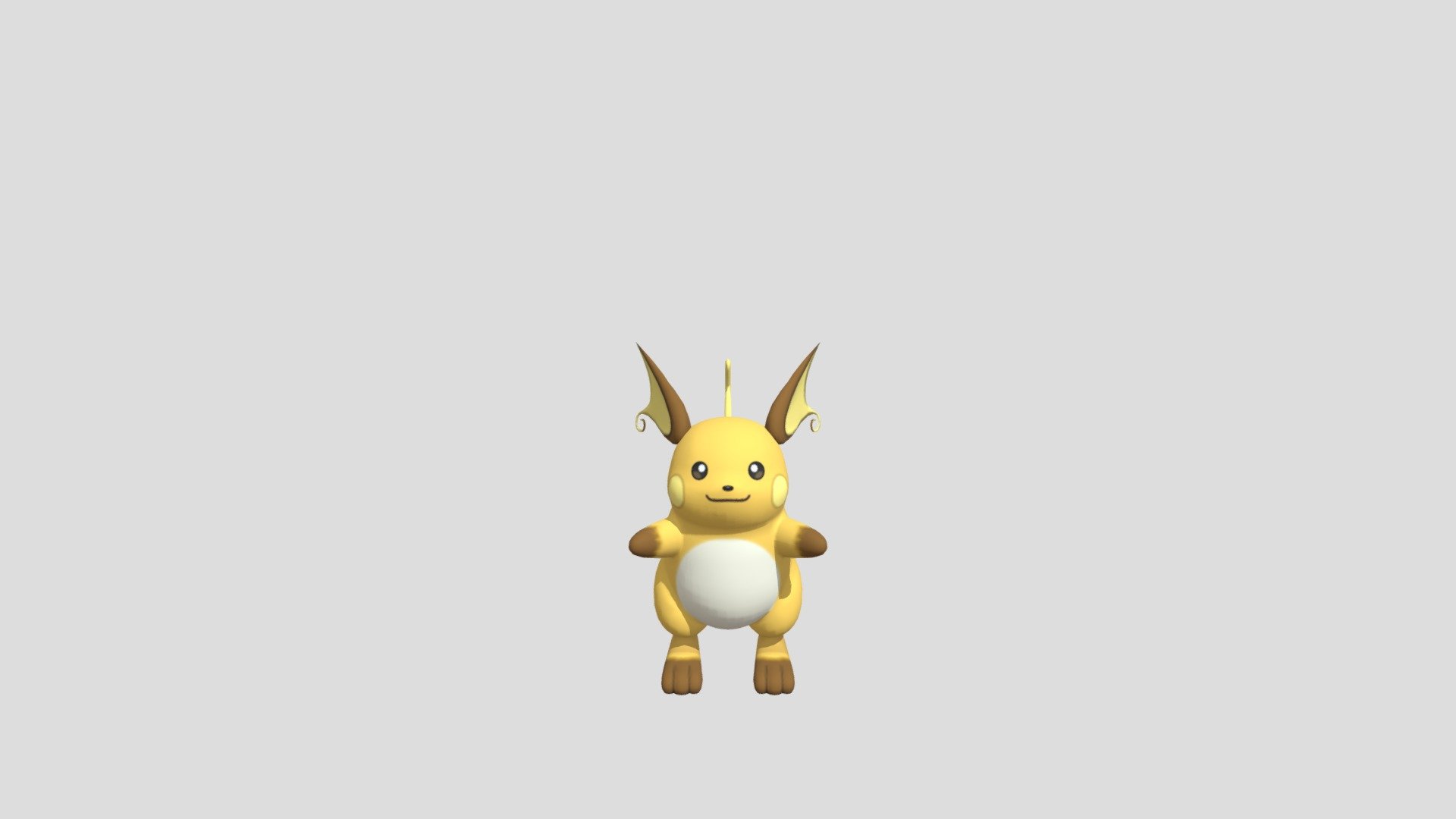 :) wich pokemon next :) - Raichu - Download Free 3D model by Neut2000 3d model