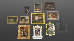 Picture frame Pack A object, frame, product, painting, item, classic