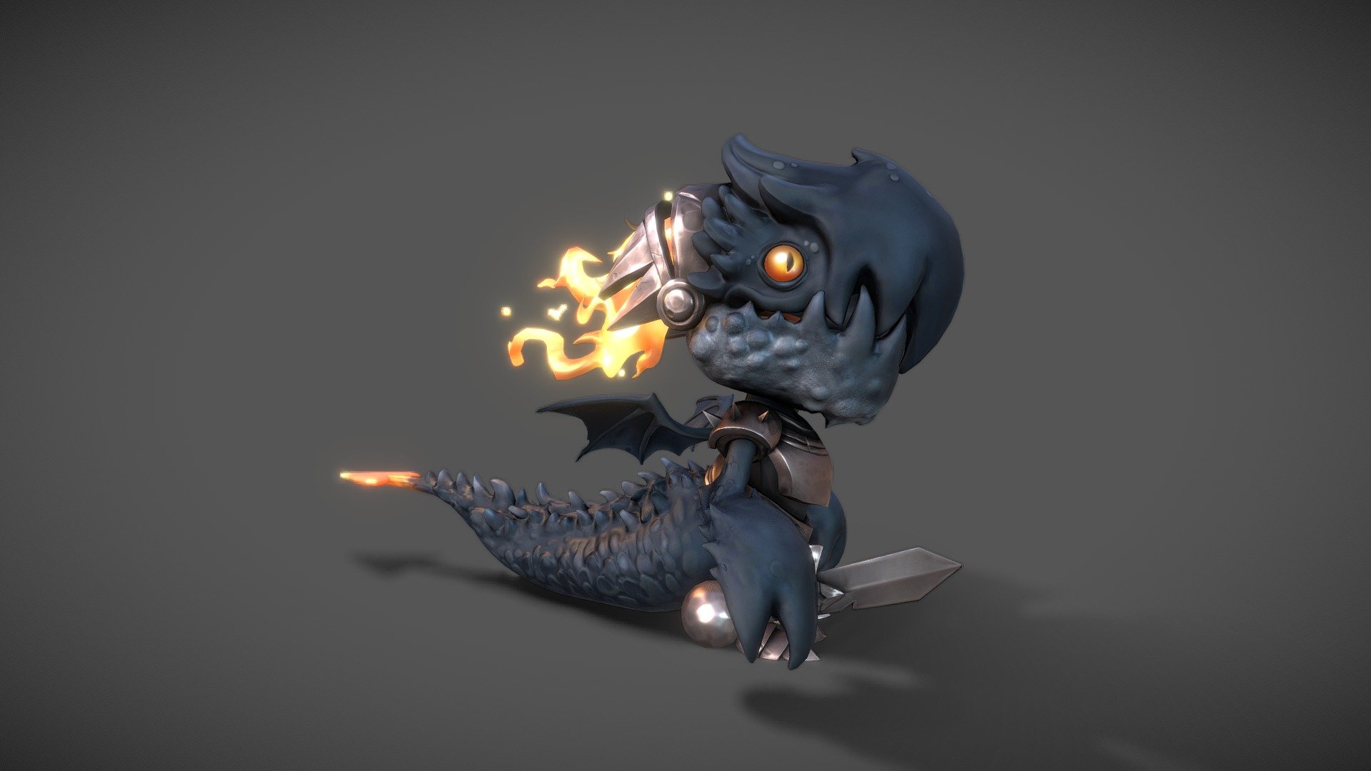 A little dragon made with the help of Éva Kárpáti's concept art : ) it was fun to do
Link of the concept art: https://www.artstation.com/artwork/DxvPEE
Link of my artstation page: https://www.artstation.com/nyhm - Tiny Dragon - 3D model by Nyhm 3d model