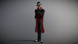 CC3 Harold hat, suit, toon, style, malecharacter, cc-character, stylizedmodel, stylized-character, character, game, animation, stylized, animated, male, rigged, villain