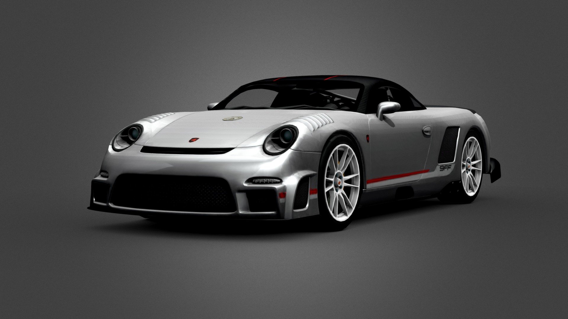 Porsche 9FF GT9 VMAX game model - Porsche 9FF GT9 VMAX - 3D model by LMM Design (@lmmdesign) 3d model