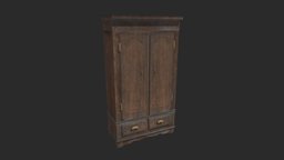 Closet dusty for a horror game 