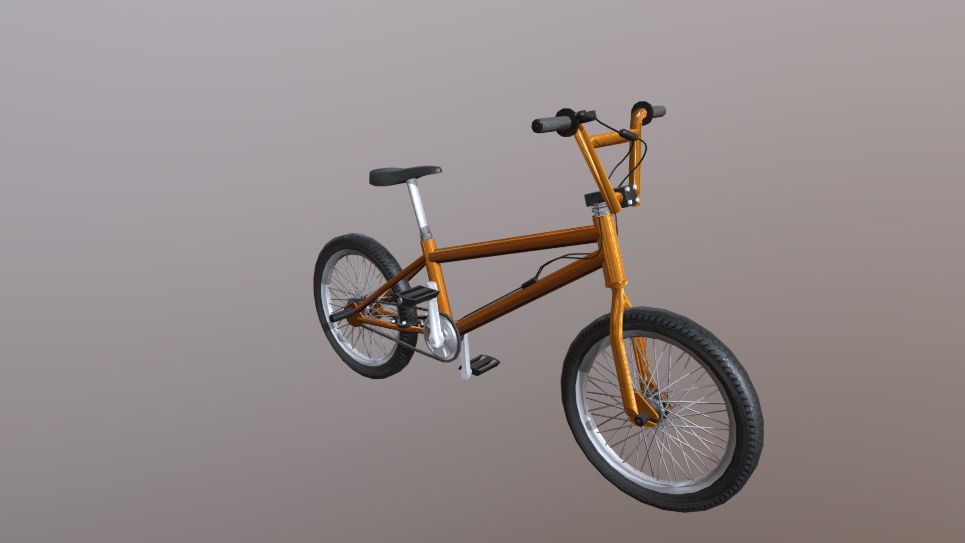 Beautiful Bicycle Model using PBR textures and LODs 3d model