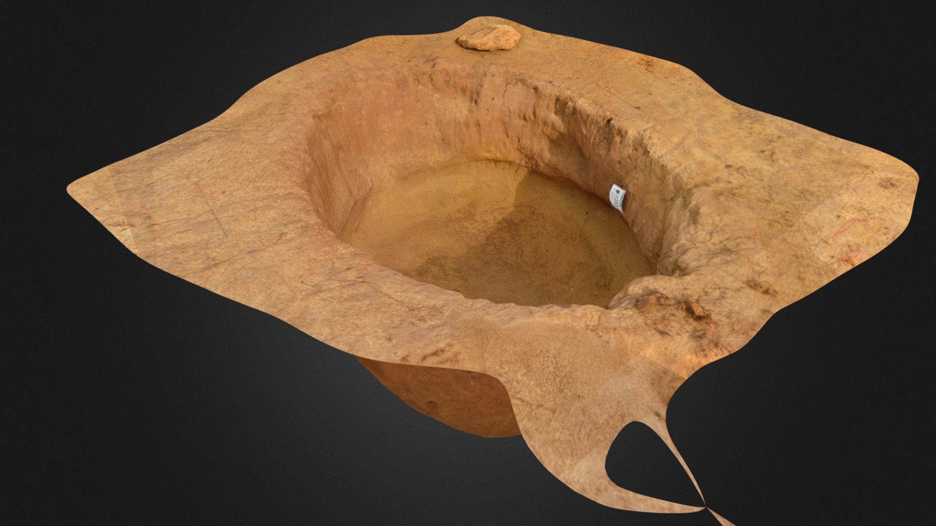 A possible storage pit excavated in 2012 at Ham Hill 3d model