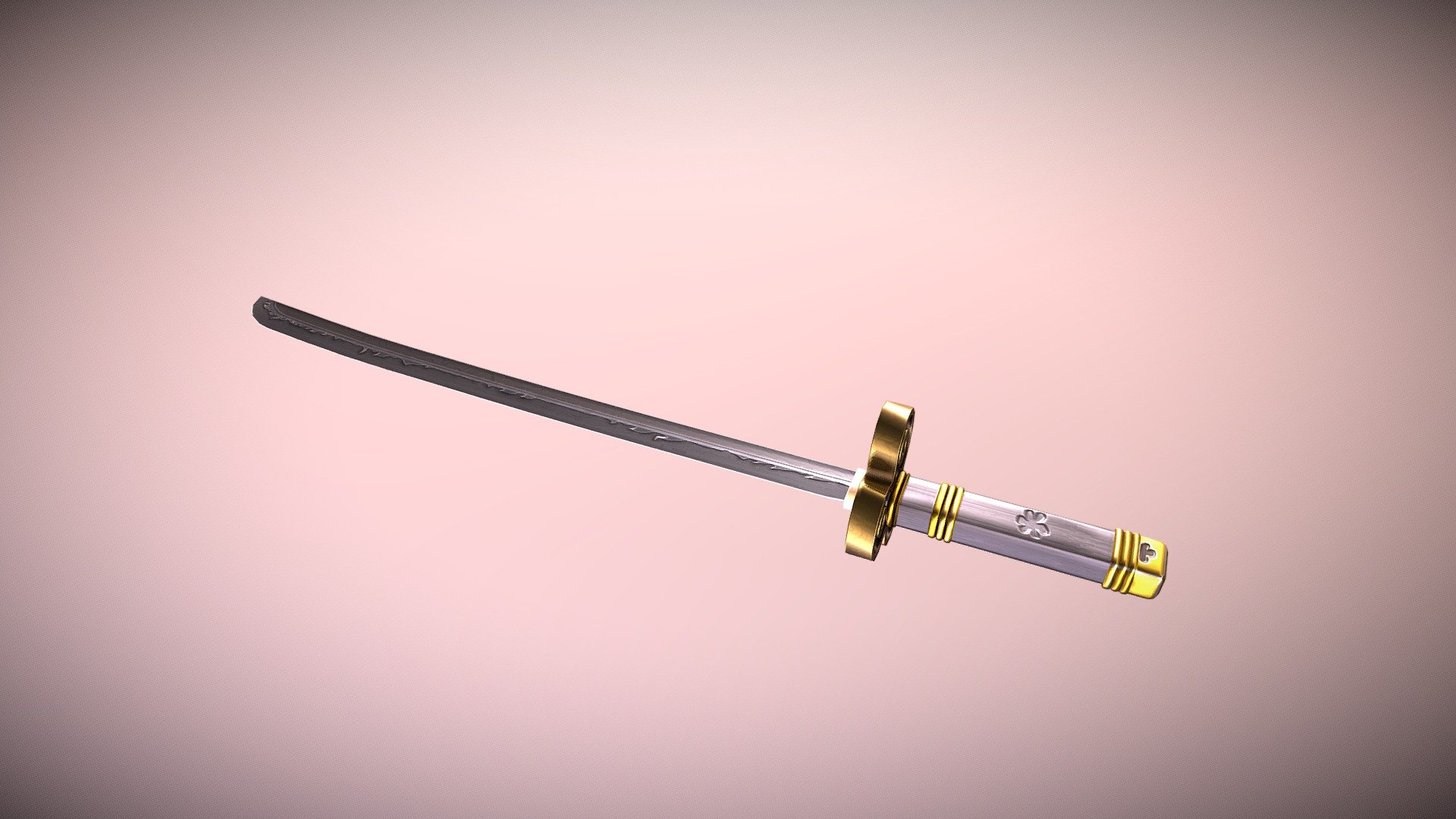 One piece is one of my favorite anime ever, I loved this sword design and it's power is incredible! - Enma - One piece Katana - 3D model by Bertran Evarini (@bertranevarini) 3d model