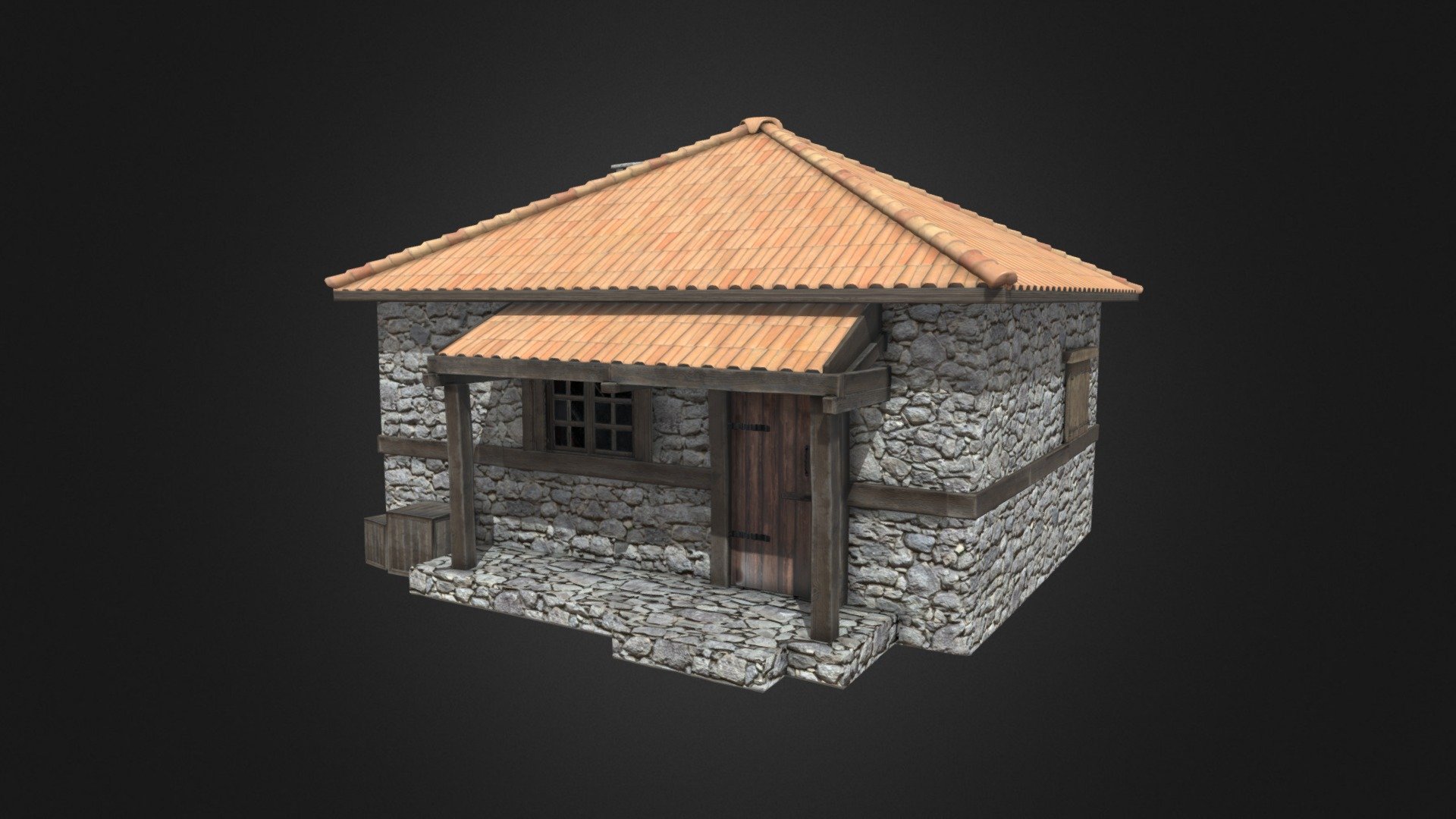 This is a model of a medieval house used in the VR restoration of the Medieval Town-Fortress Cherven.

The model was initially created in 3Ds Max 2012, then fully textured and rendered using V-Ray

Check out more models from the Cherven VR restoration at https://skfb.ly/oS6TM - Town-Fortress Cherven Medieval House 03 - 3D model by Tornado_Studios 3d model