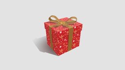 Gift Box christmas, gift, box, present, ribbon, sketchfabweeklychallenge, gift-box