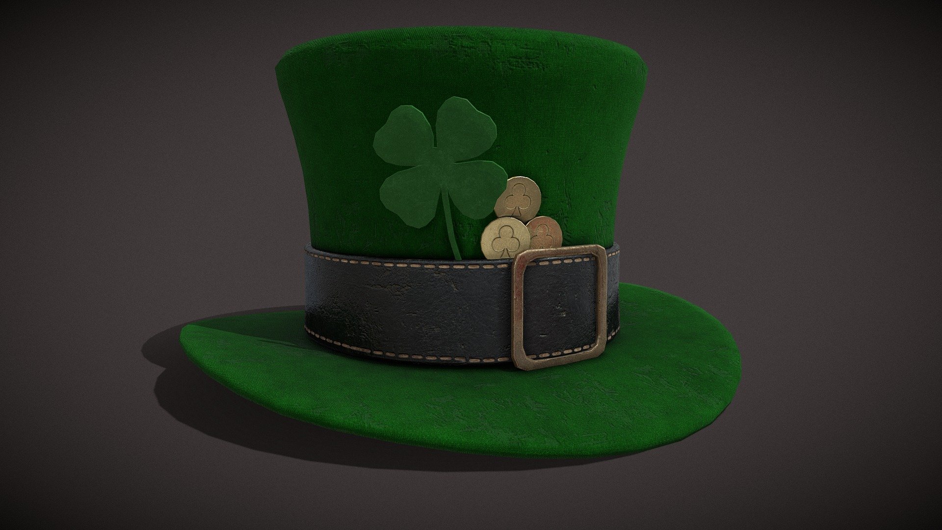 St_Patrick_Lucky_Hat_FBX VR / AR / Low-poly
PBR approved
Geometry Polygon mesh
Polygons 1,945
Vertices 1,934
Textures 4K PNG - St_Patrick_Lucky_Hat_FBX - Buy Royalty Free 3D model by GetDeadEntertainment 3d model