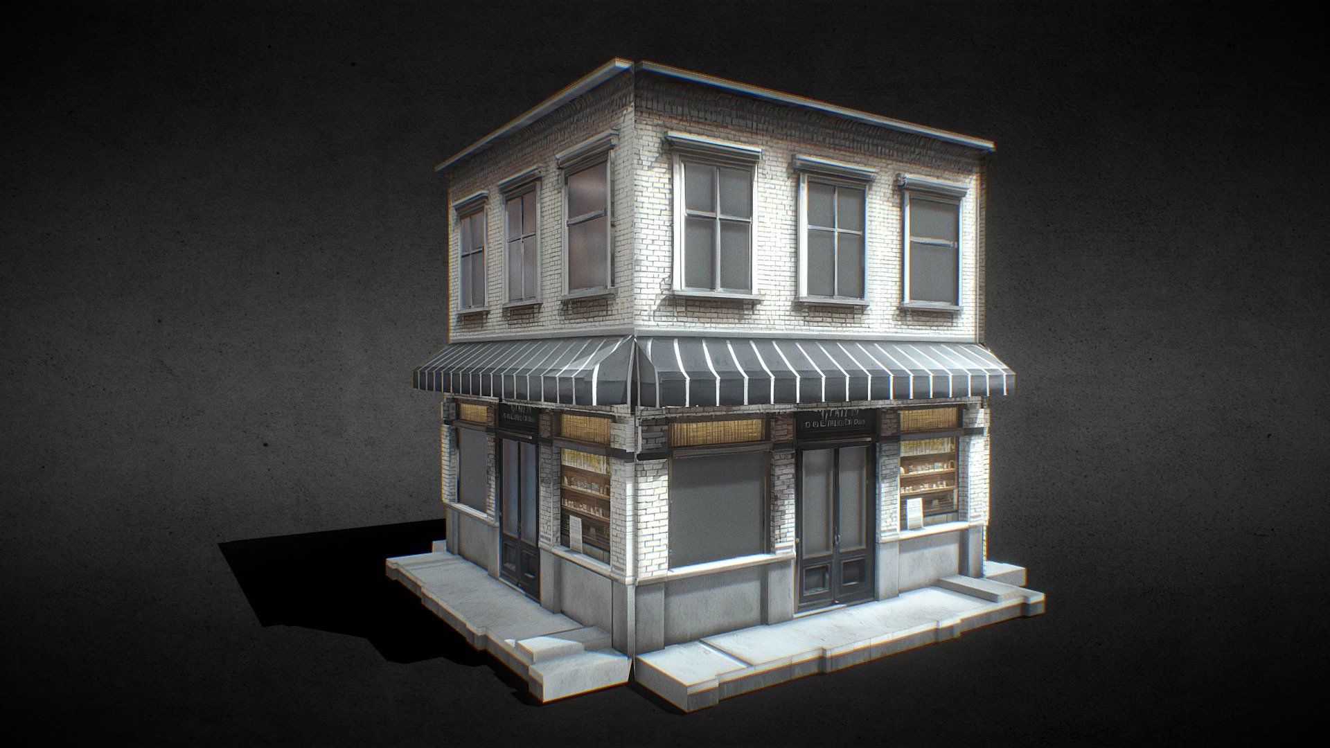 THIS IS AN 3D MODEL OF A SHOP FROM NEW YORK , I TOOK AN IMAGE AND PROJECTED IT ON PLANE AND THEN I EXTRUDED SOME PLANES AND IT TURNS OF TO BE A WHOLE SHOP.
THE GLASS WINDOWS ARE SPERATES SO YOU CAN CHANGE IT
HD QUALITY

ALSO PLZ CHECK OUT OTHER MODELS - SHOP_NEW YORK - Buy Royalty Free 3D model by YASH PARMAR (@py580245) 3d model