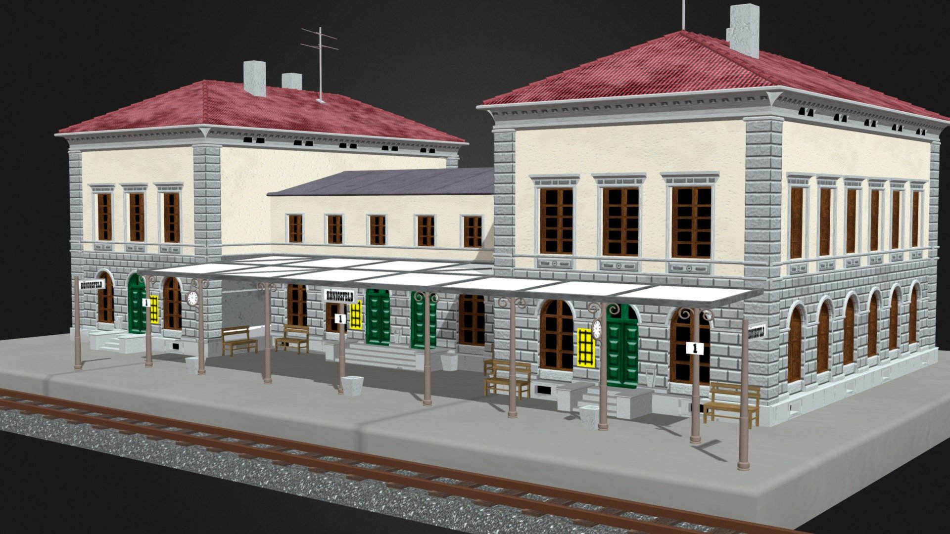 Low Poly, Game ready just 3,07 Mb 
This station is first building no:1 for my industrial building series  

no:2 old coal mine under construction&hellip;
comming soon&hellip; - Old Station (industrial building series no:1) - Download Free 3D model by simple and extensive design (@simpleandextensivedesign) 3d model