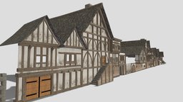 Modular Tudor historic, medieval, tudor, tudorhouse, house, building, modular