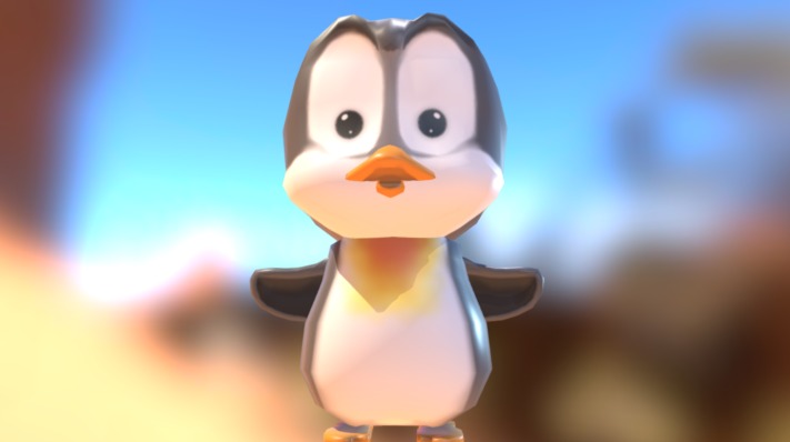 This model was made for Global Game  Jam 2017 &ndash; I originally  made it for the title  logo but it looked  so cute i decided  to put it in game.

http://globalgamejam.org/2017/games/penguins-purpose - Penguin Mascot - 3D model by mrford3rd 3d model