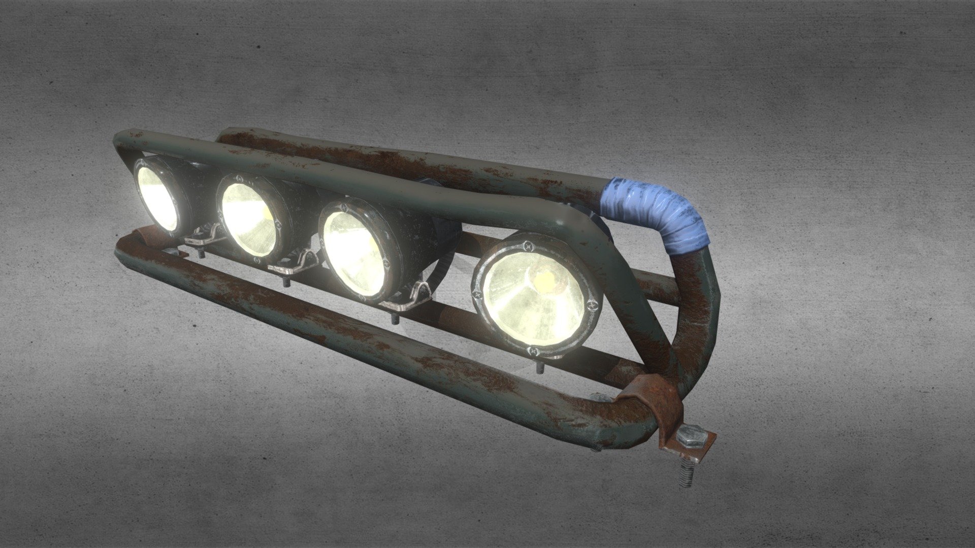 Lights for jeep.
For jeeps and trucks.Made in a garage.
3422 Tris - Lights for jeep - 3D model by dupak88 3d model