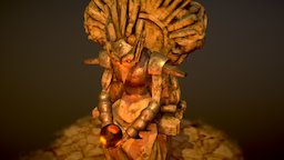 Elder Chozo Statue sculpt, metroid, samus, statue, prime, alien, chozo, substance-painter, sci-fi