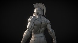 Spartan greek, warrior, prop, 3dprintable, sparta, spartan, 300, spartacus, spartan-helmet, character, 3dmodel