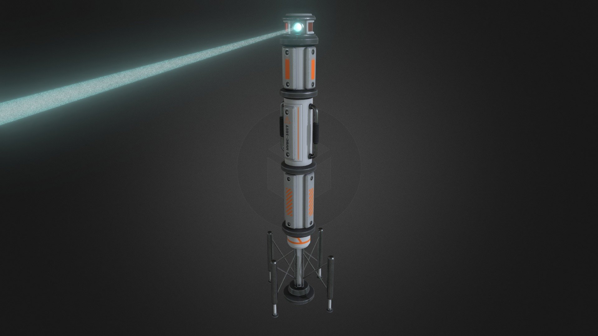 This is a laser emitter/digital pattern identifier for VR Sea Legs by 3lbgames! Made for Unity engine, modeled in Blender, textured in Substance Painter 3d model