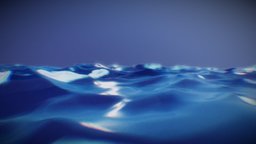 Stylized Ocean Water flow, river, ocean, splash, water, waves, wave, animated, blue, sea