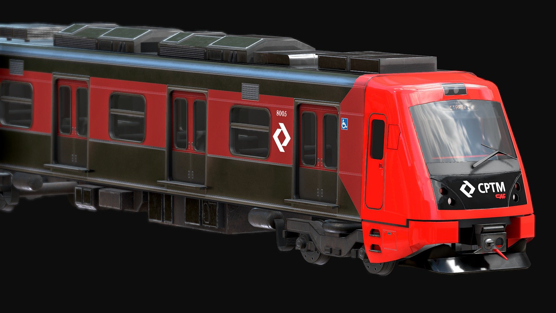 8000 Series Train - Sao Paulo - Brazil

4k Textures
Hyper Realistic
Default Metallic Texture Set
Blender native file 3d model
