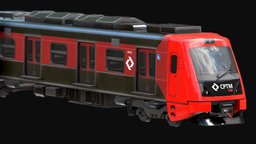 8000 Series Train train, rail, brazil, metro, railway, simulator, saopaulo, cptm