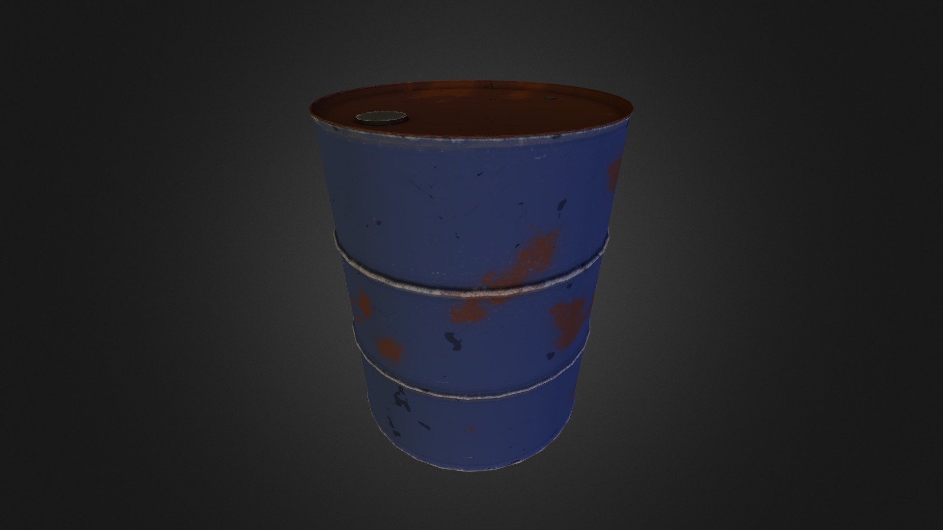 A low poly barrel I made. First upload test - Barrel - 3D model by Jbarty 3d model