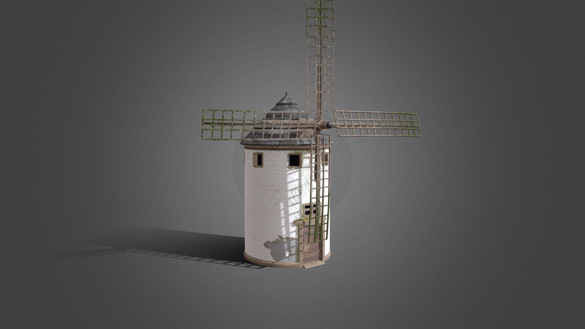 Windmill model game ready - Windmill - Buy Royalty Free 3D model by kendal316 3d model