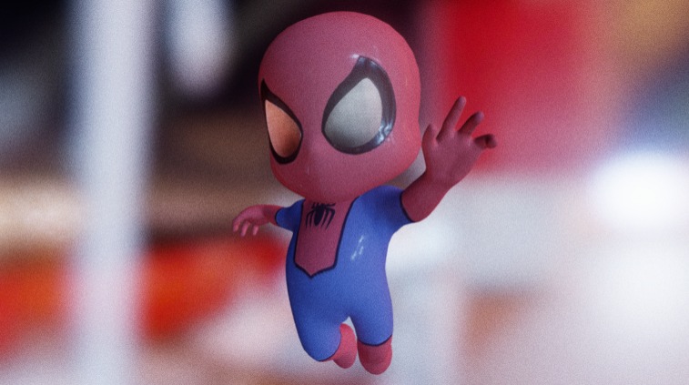 Spider-man baby version created in 3ds max - FAN ART SPIDERMAN - 3D model by r2studio 3d model