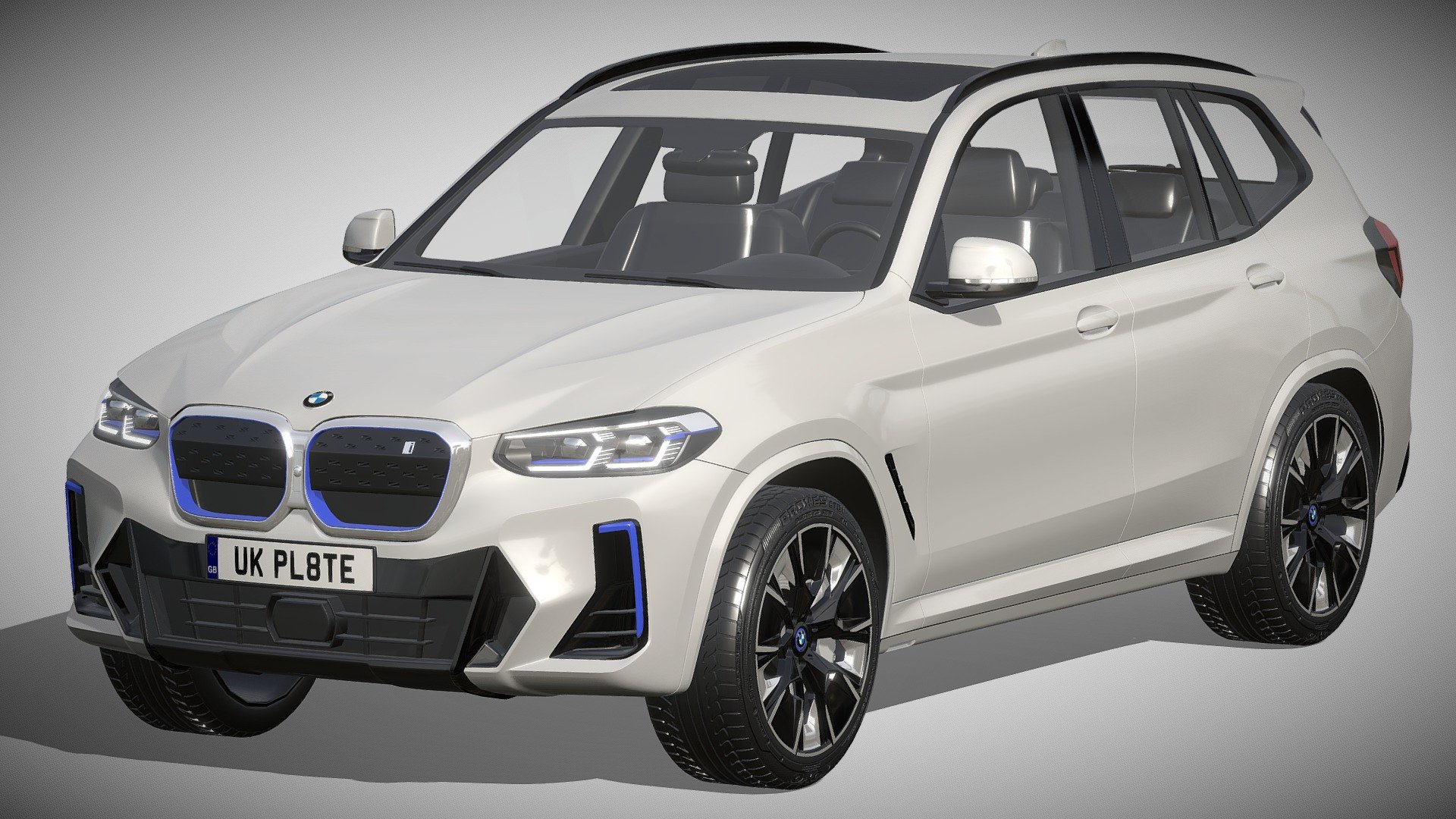 BMW iX3 2022

https://www.bmw.de/de/neufahrzeuge/x/iX3/2021/bmw-ix3-ueberblick.html

clean geometry light weight model, yet completely detailed for hi-res renders. use for movies, advertisements or games

Corona render and materials

all textures include in *.rar files

lighting setup is not included in the file! - BMW iX3 2022 - Buy Royalty Free 3D model by zifir3d 3d model