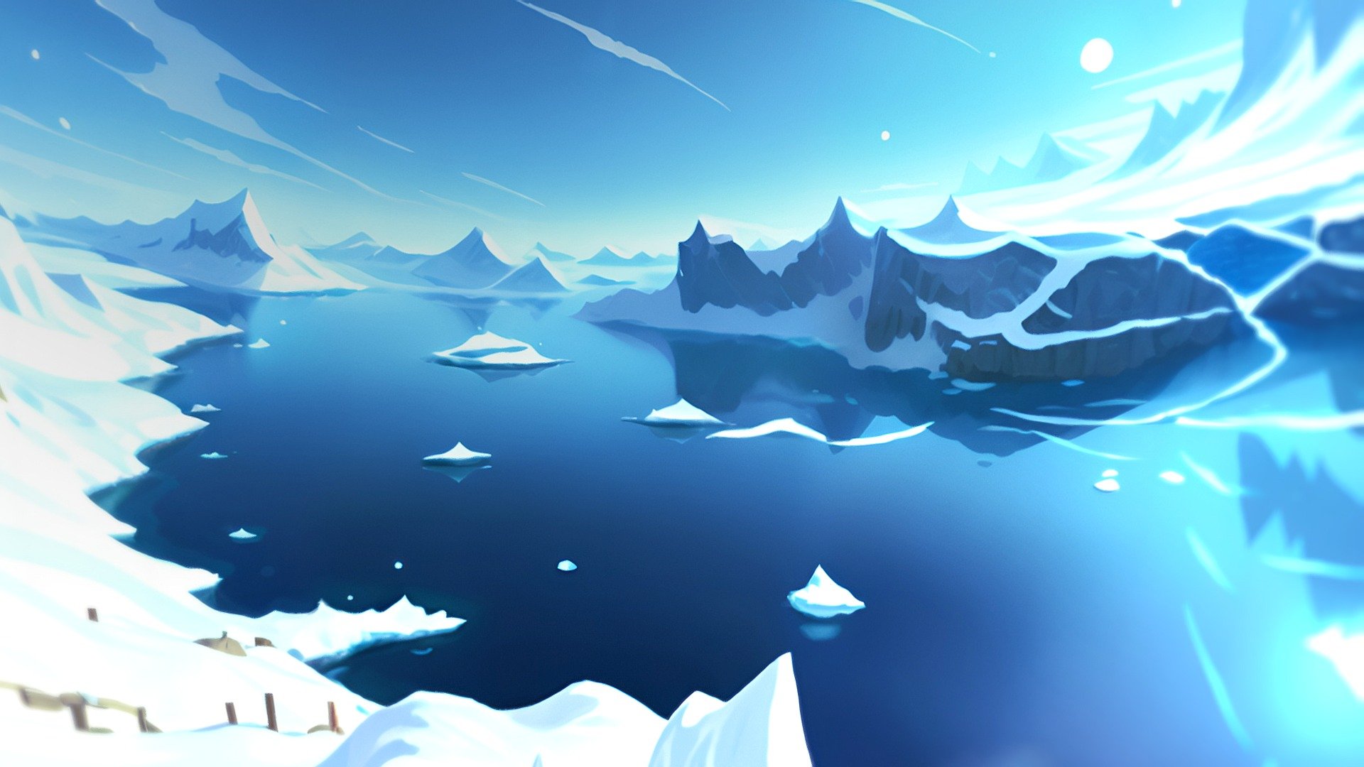 Beautiful stylized anime skybox. Perfect for beautiful, stylized environments, VR,AR,  and your rendering scene.

panorama texture: 6144 x 3072

used: AI, Photoshop - Winter Landscape Skybox - Buy Royalty Free 3D model by Deepak_Sharma 3d model