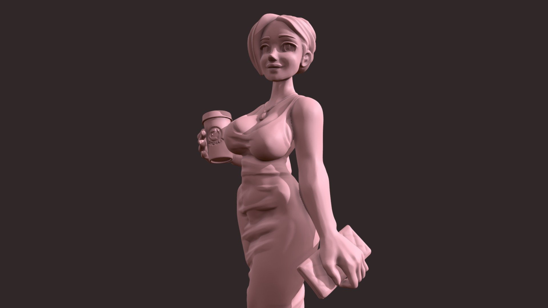 yeah.. 3d printable - Ms. Dongtan in dress - 3D model by Nemo-MK2 3d model