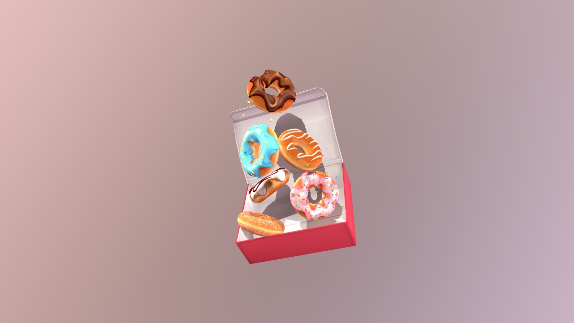 Donuts - 3D model by onlyfeny 3d model