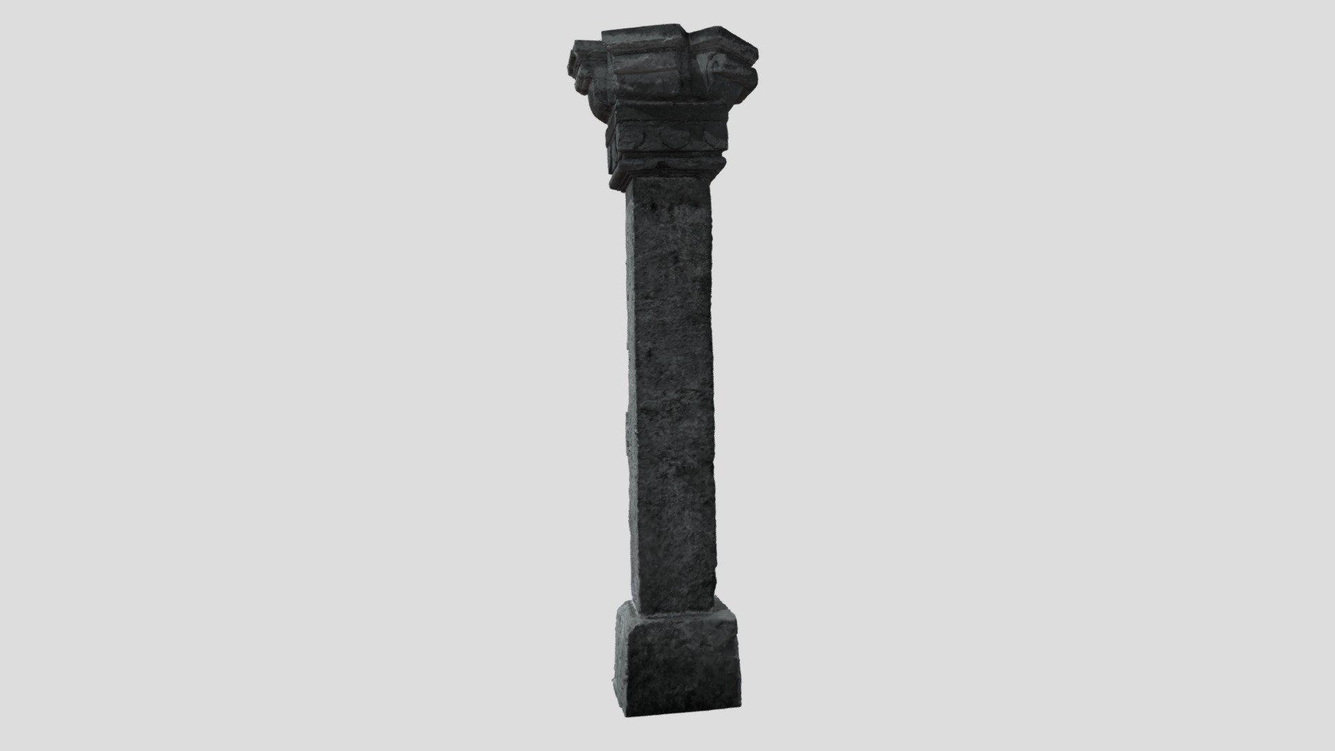 The model is a photogrammetric model made of monochrome images of a Lodi era tomb in Mehrauli Archeological Park Mehrauli, New Delhi - Column of Lodhi Tomb - 3D model by amansharma.arch 3d model