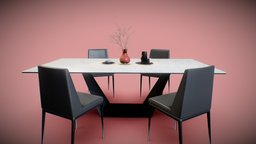 Modern Elegant Dining Table