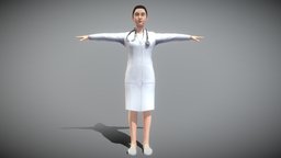 Female Doctor white, doctor, nurse, staff, clothes, young, woman, female, hospita