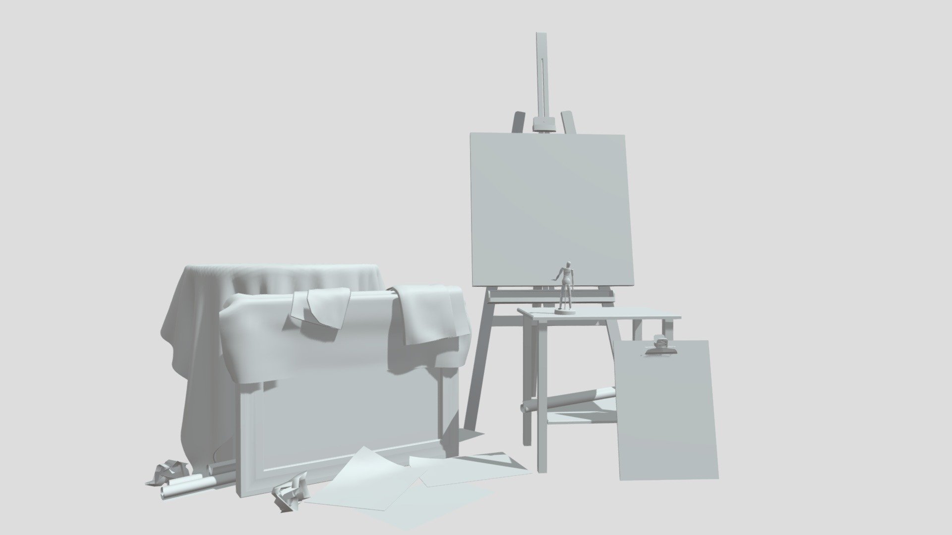 Painter Tools

Maya Version 2012 ( orginal file)
Fbx, Obj

All objects are  grouped and named it easier to work with 

i hope you enjoy! - Painter Tools - Download Free 3D model by Mina.M (@minamahmoodi) 3d model